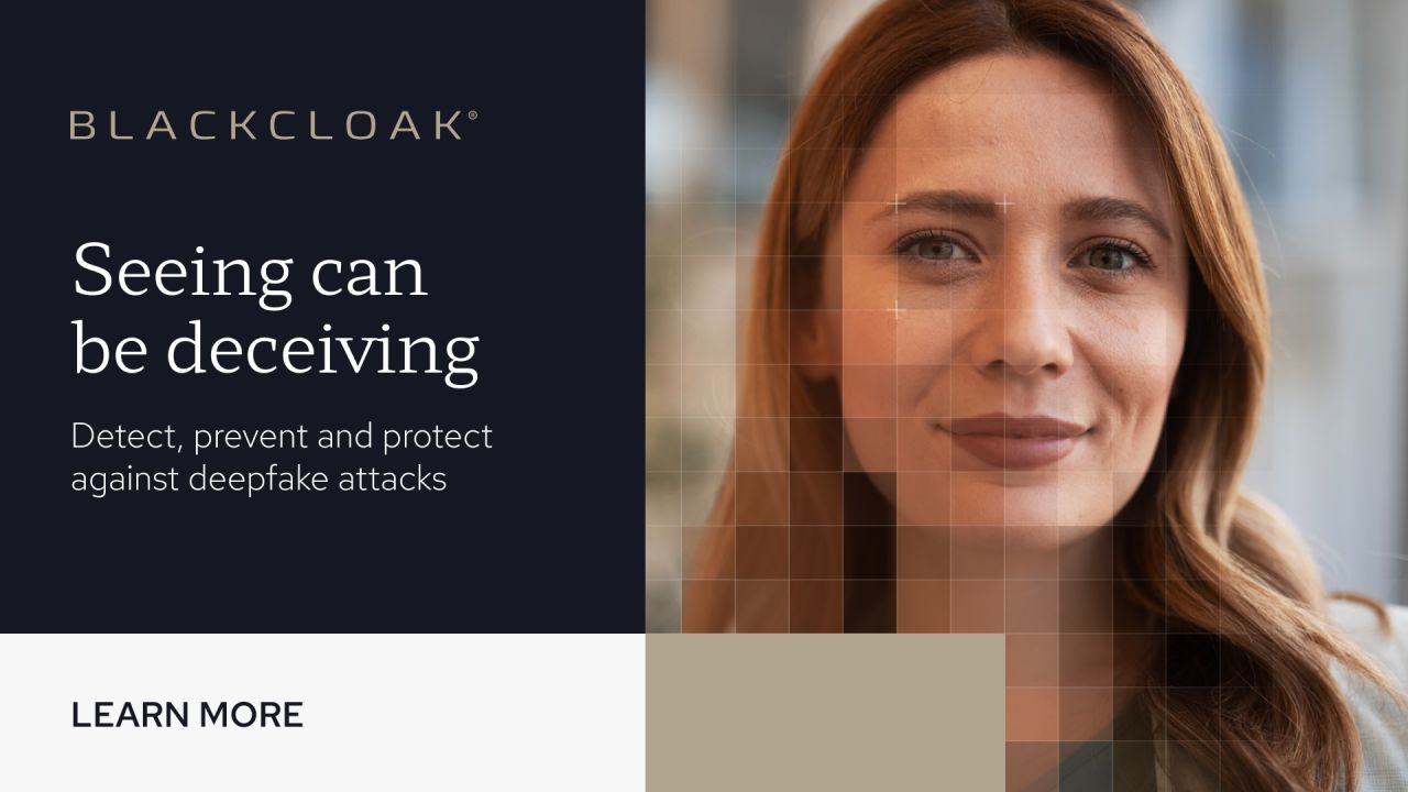 BLACKCLOAK ad