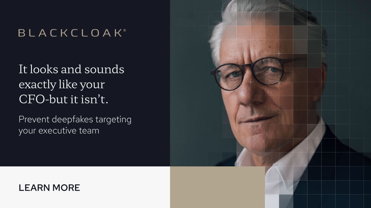 BLACKCLOAK ad