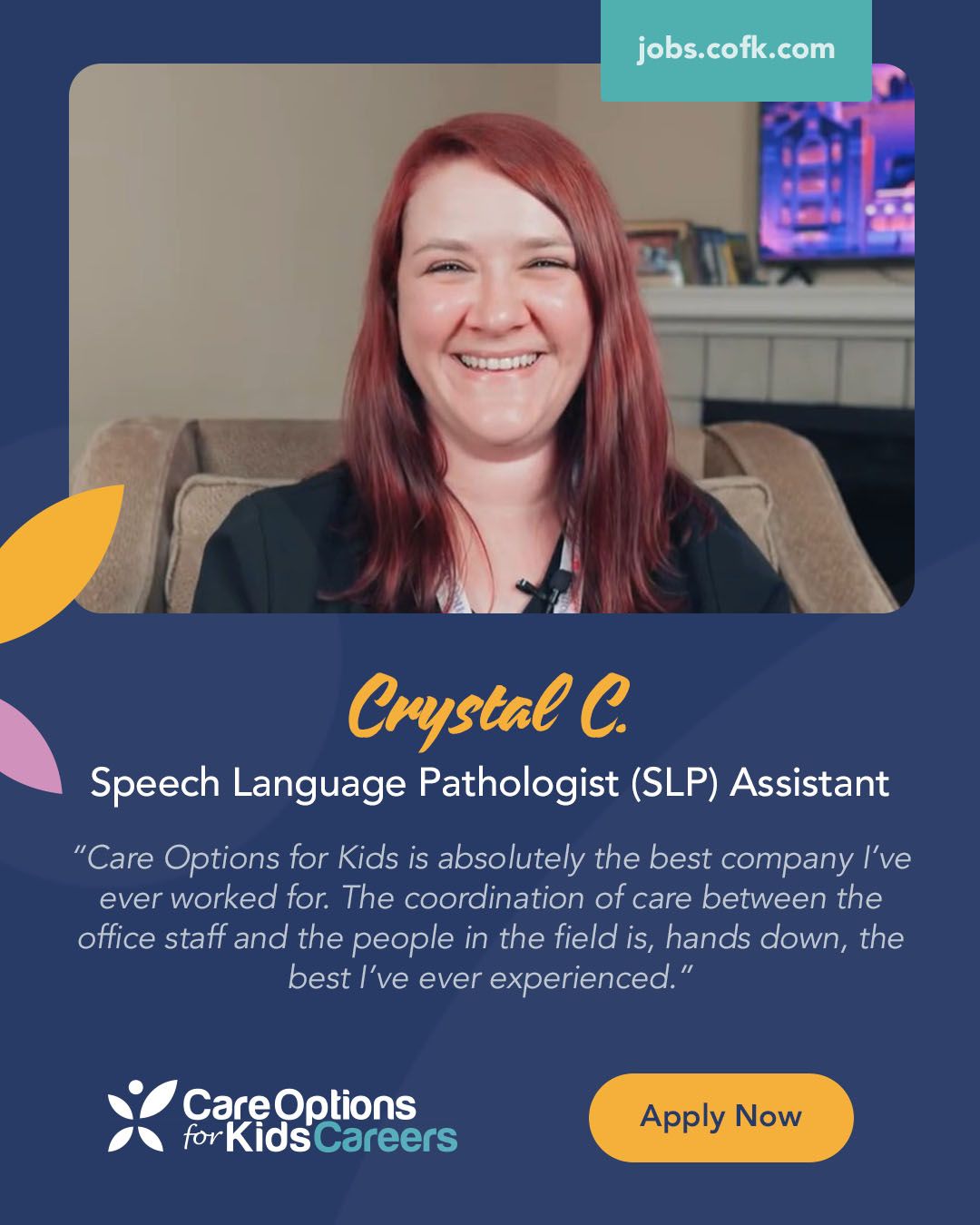 Care Options for Kids ad