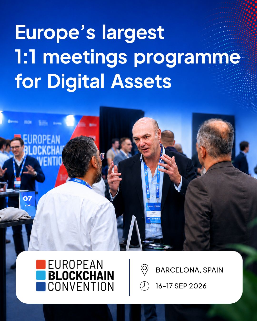 European Blockchain Convention ad