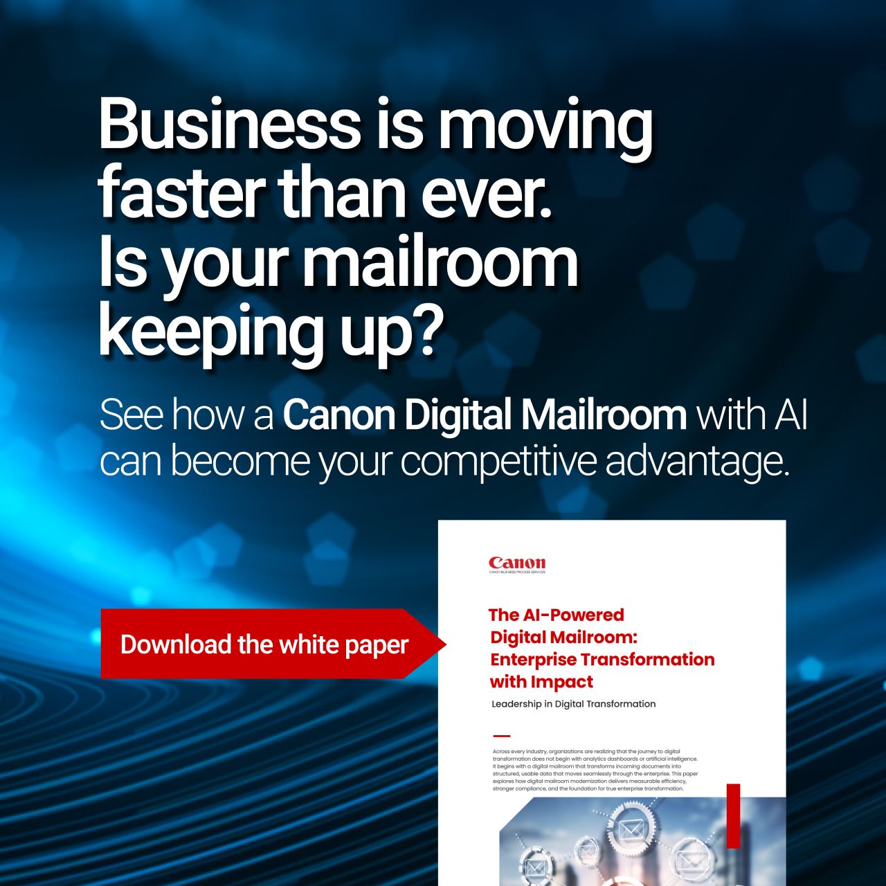 Canon Business Process Services ad