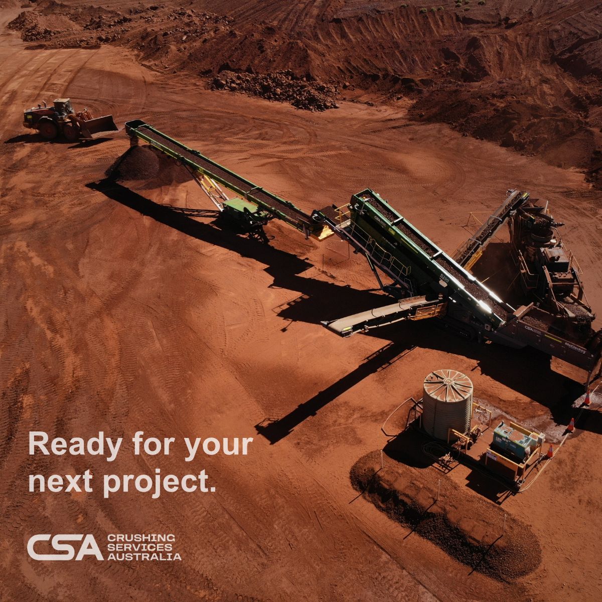 Crushing Services Australia ad