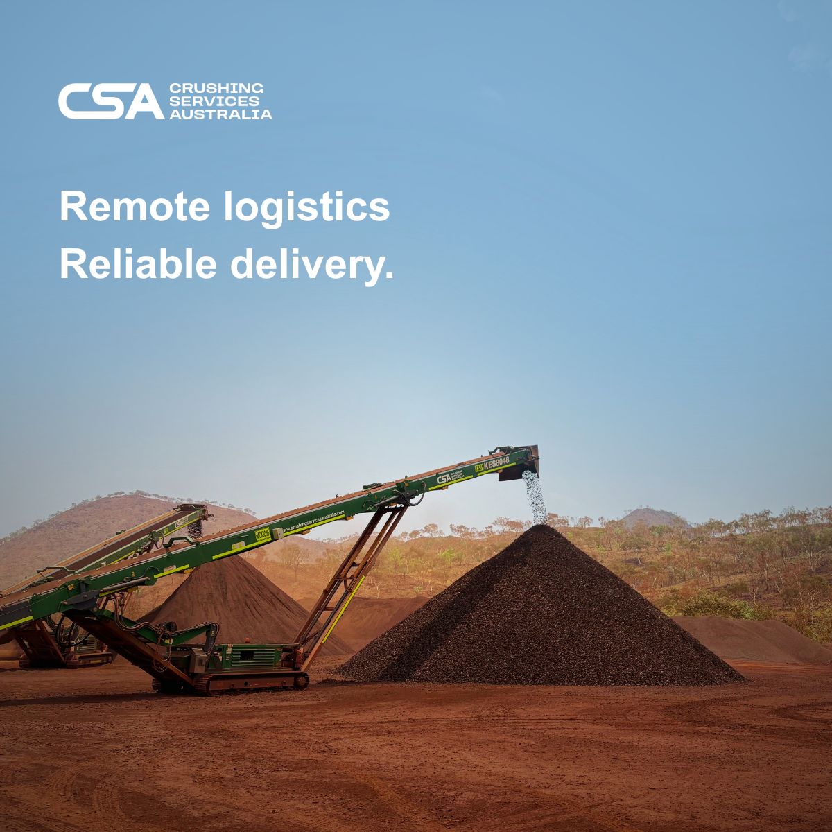 Crushing Services Australia ad
