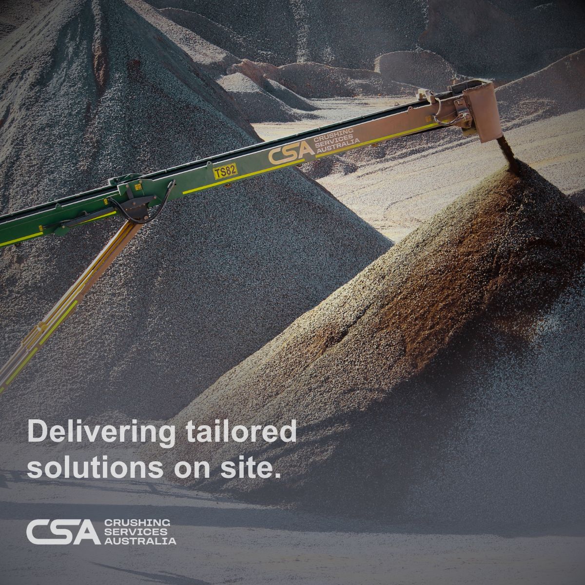 Crushing Services Australia ad