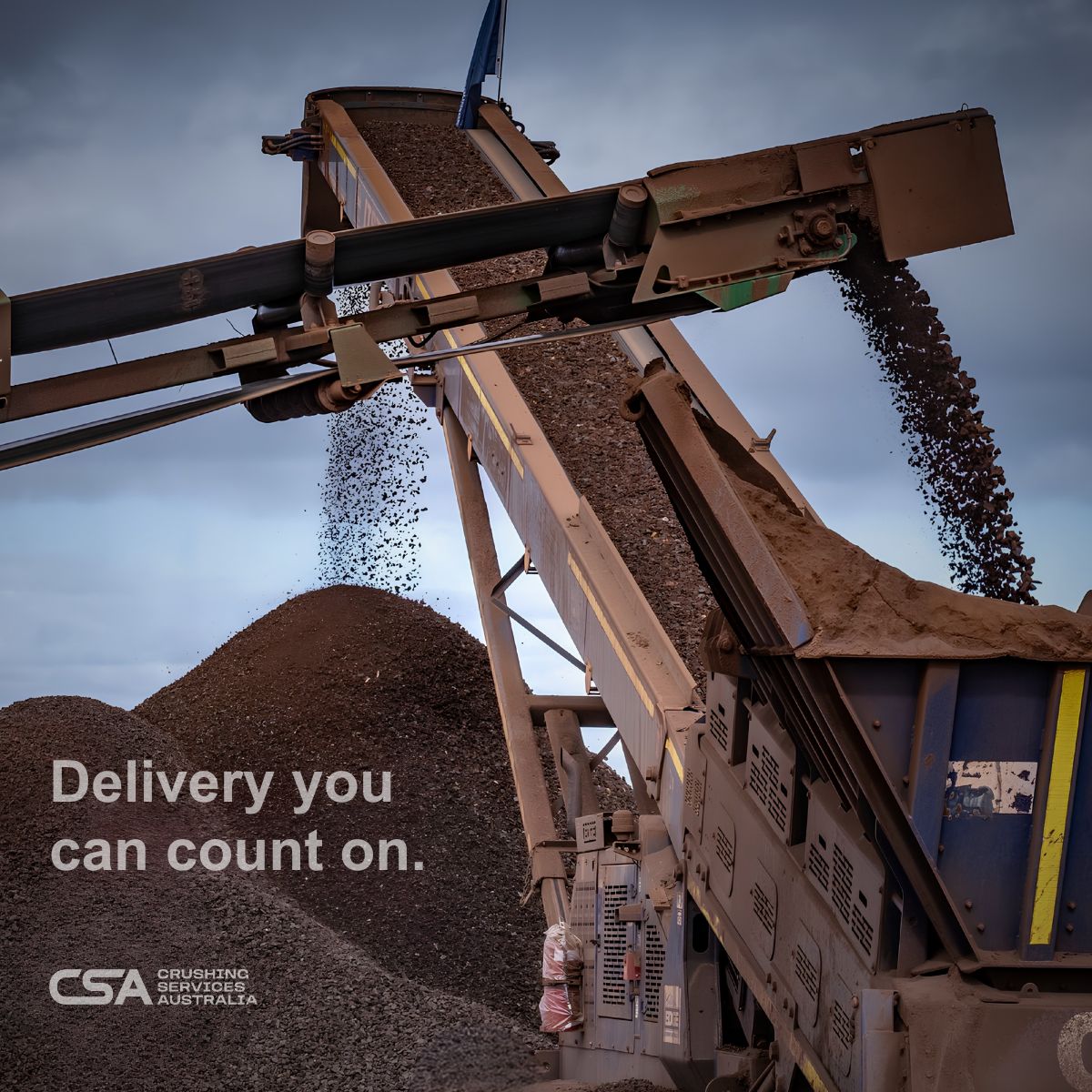 Crushing Services Australia ad