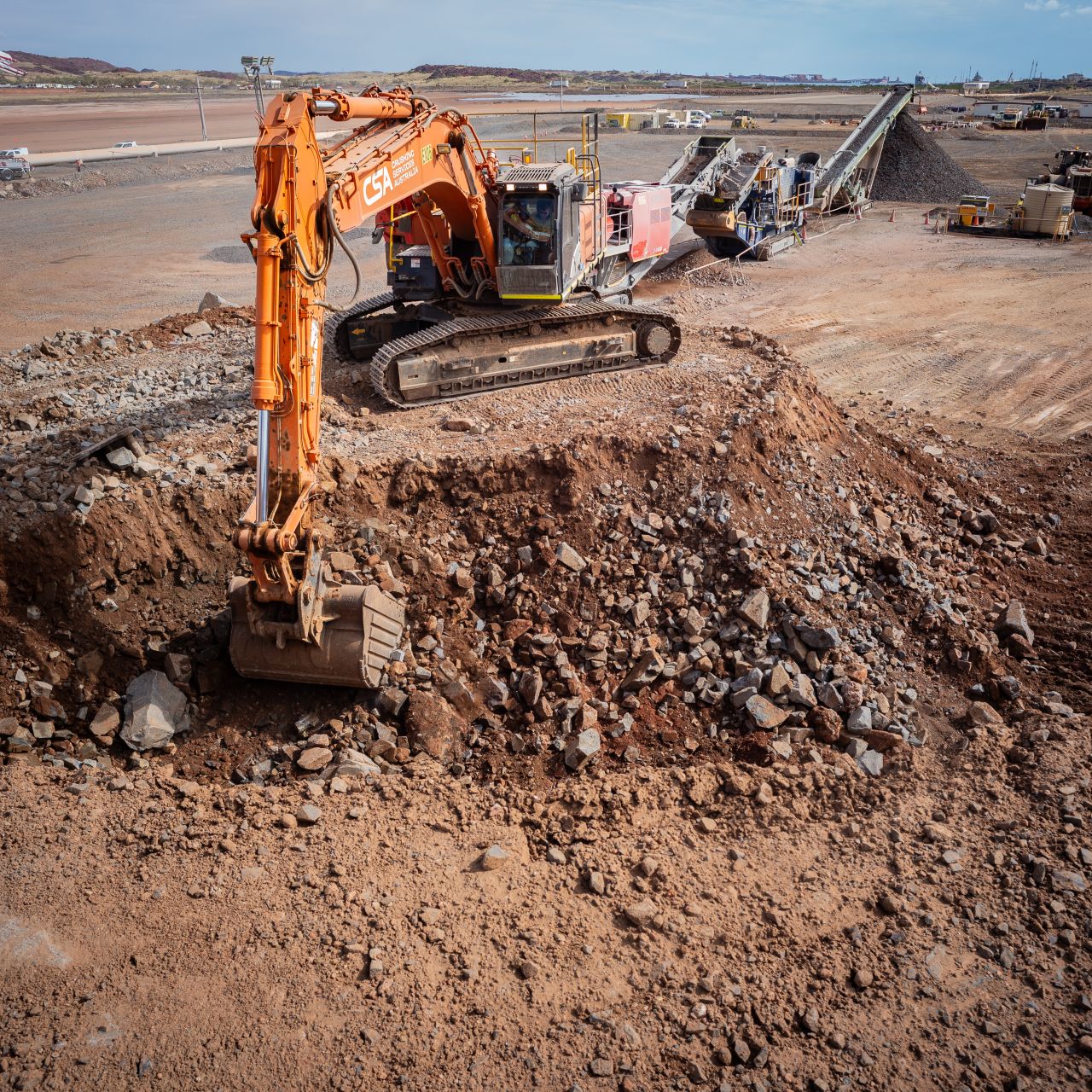 Crushing Services Australia ad