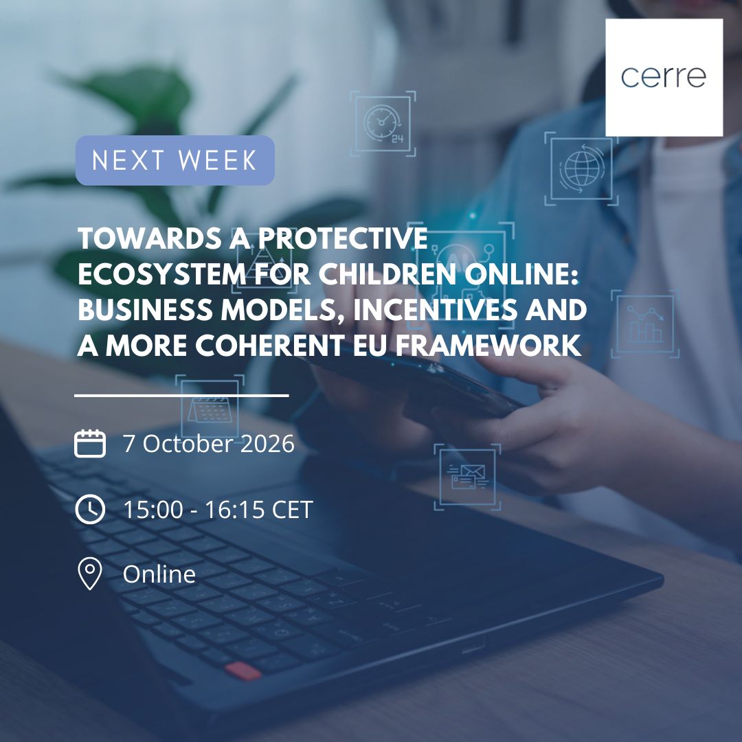 Centre on Regulation in Europe (CERRE) ad