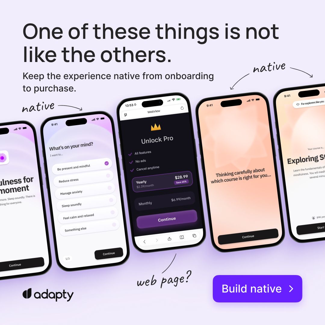 Adapty.io ad