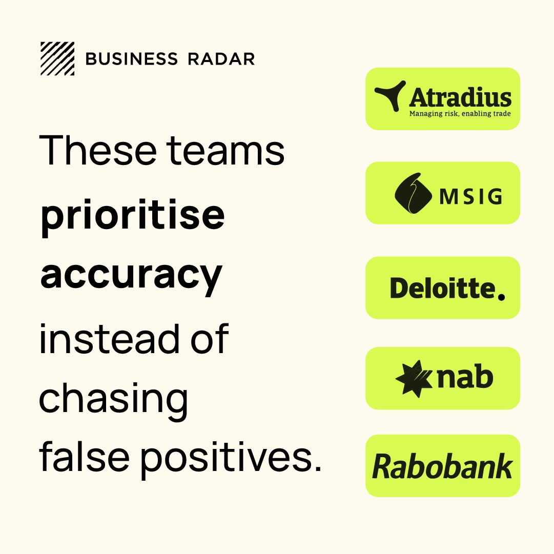 Business Radar ad