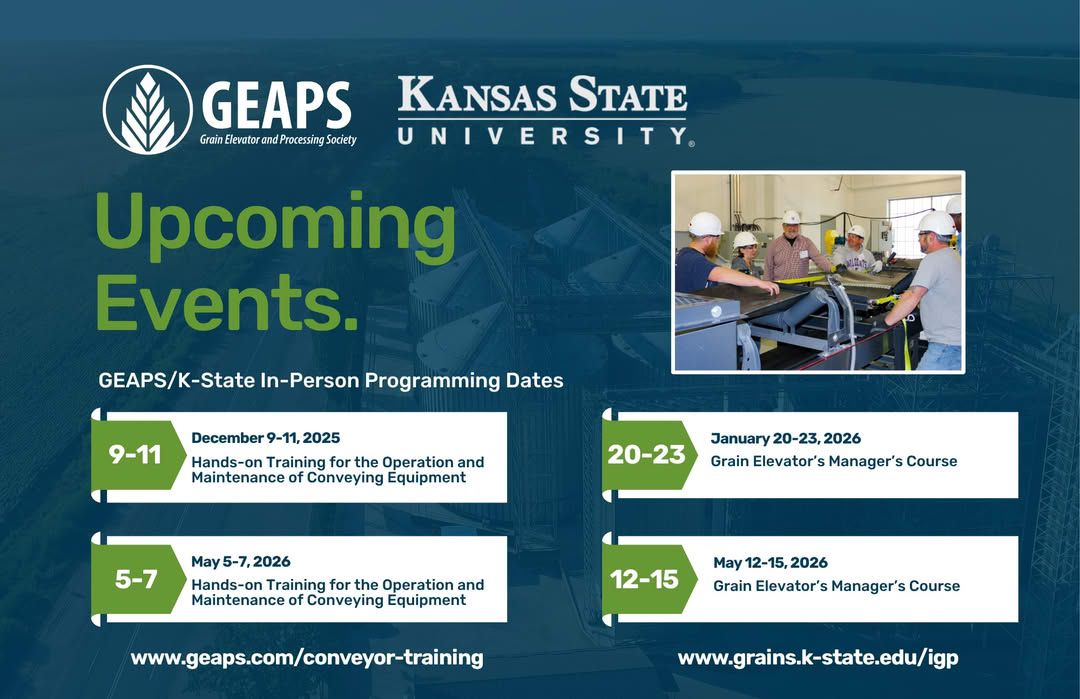 Grain Elevator and Processing Society (GEAPS) ad