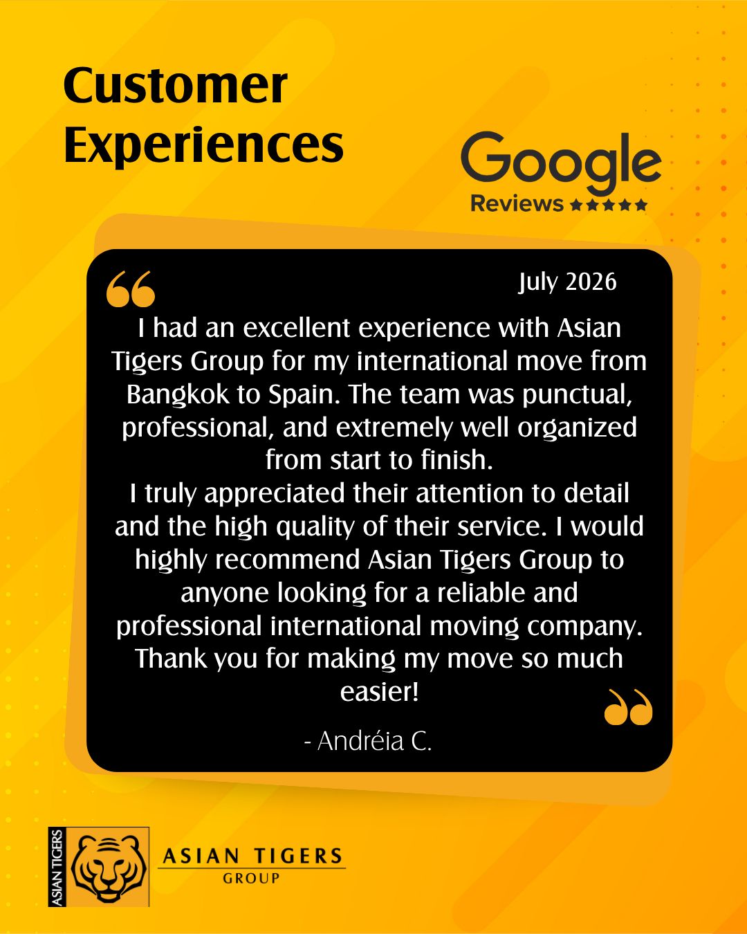 Asian Tigers Thailand ad