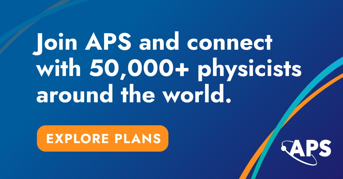 American Physical Society ad