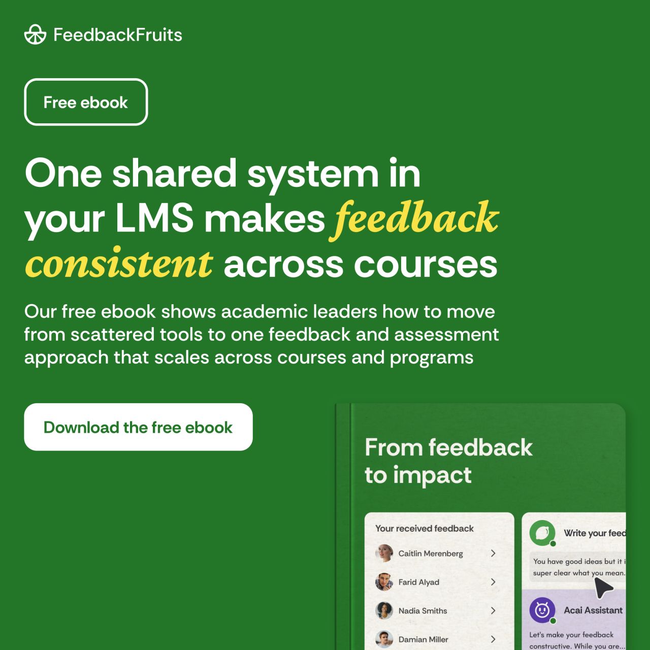 FeedbackFruits ad