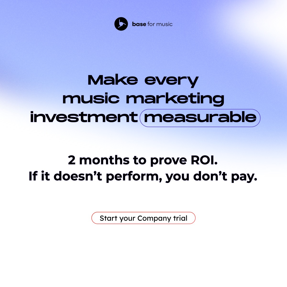 Base for Music ad