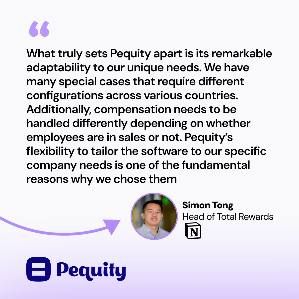 Pequity, an ADP company ad