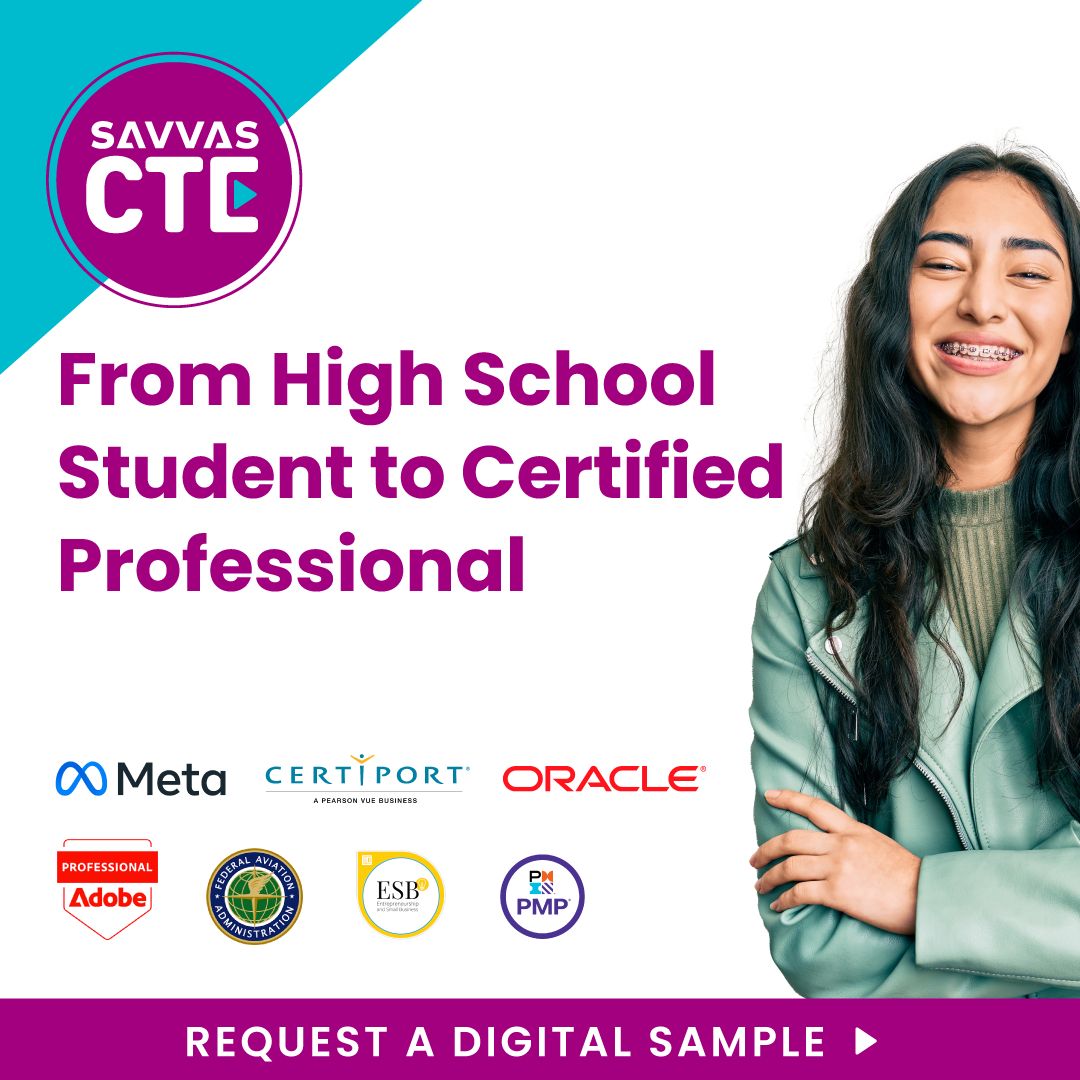 Savvas Learning Company ad
