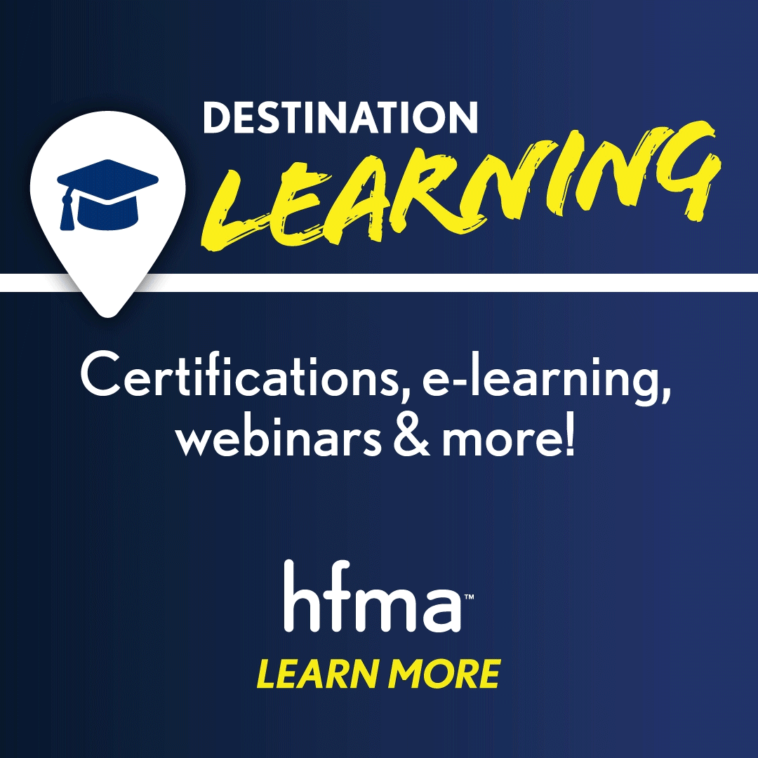 Healthcare Financial Management Association (HFMA) ad