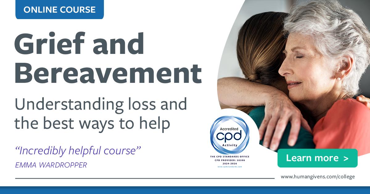 Human Givens College - Mental Health Training ad