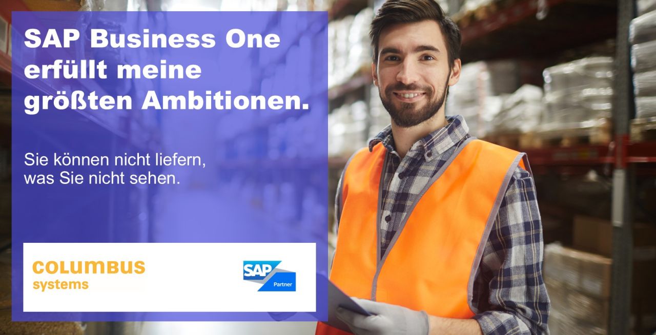 Columbus Systems - Partner of SAP Business One ad