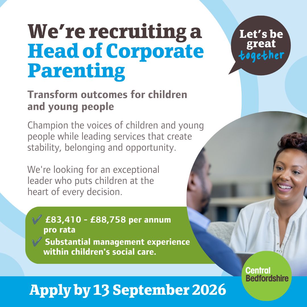 Central Bedfordshire Council ad