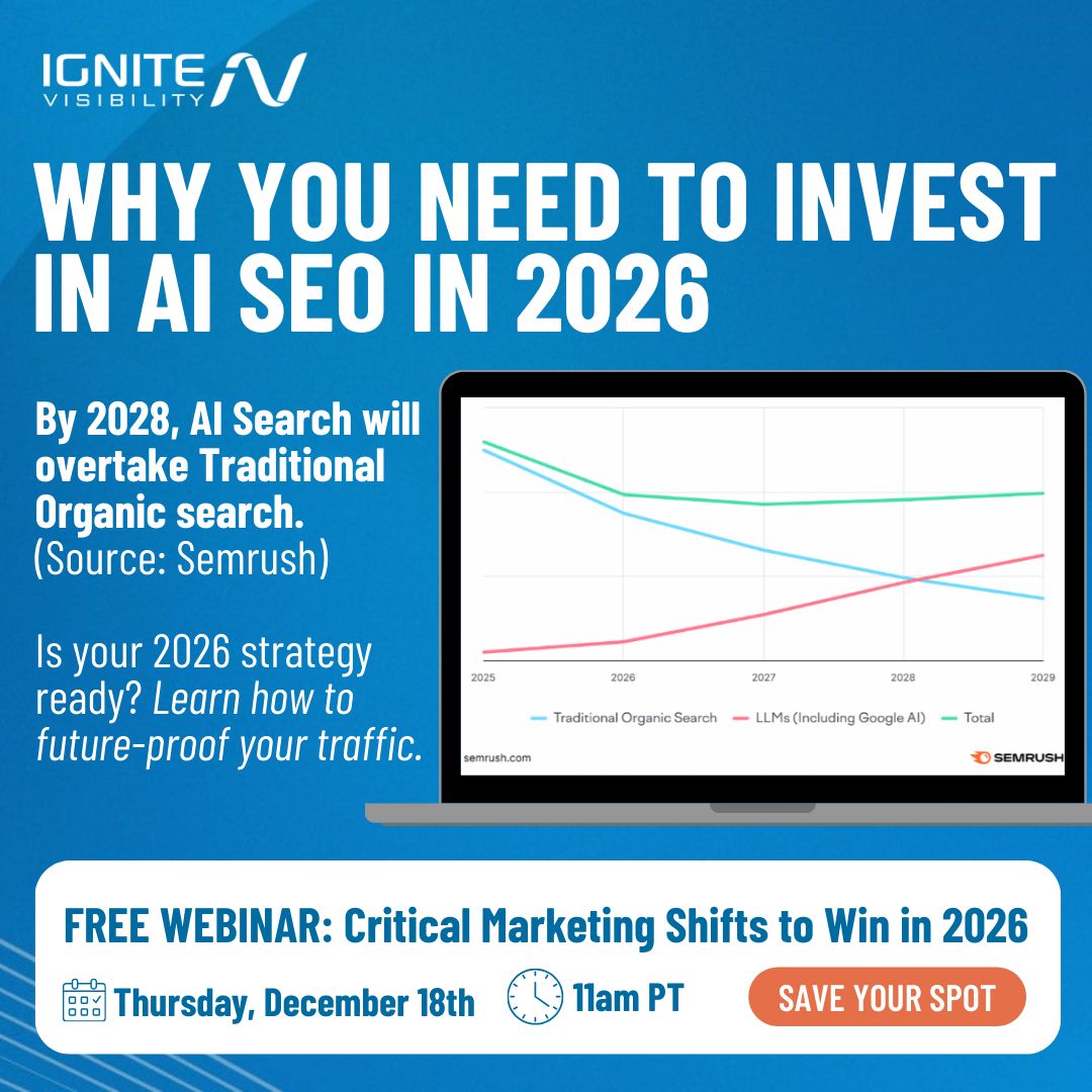 Ignite Visibility ad