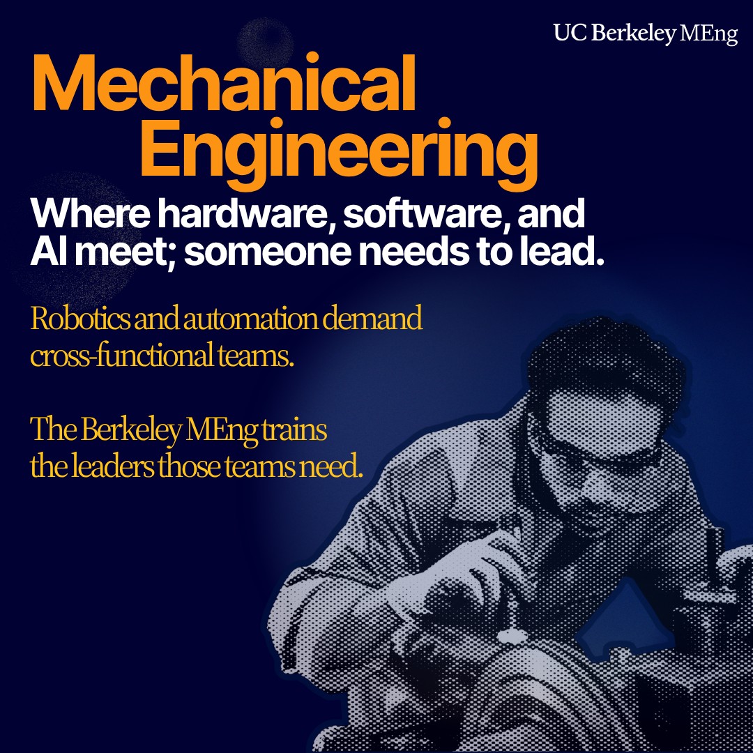 UC Berkeley Master of Engineering ad