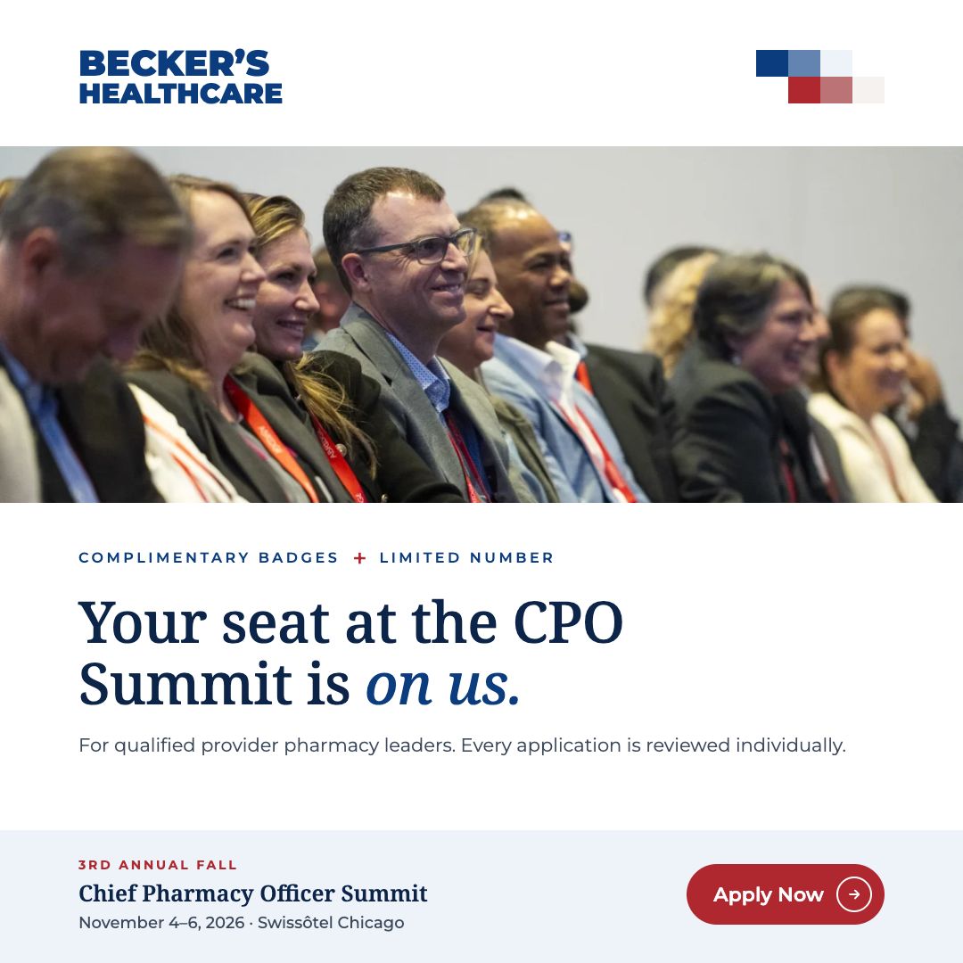 Becker's Healthcare ad