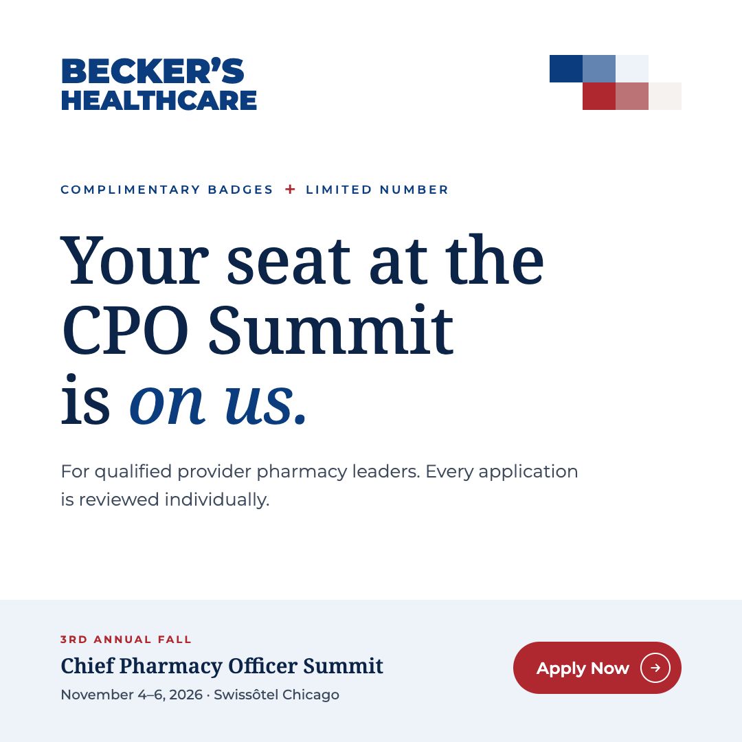 Becker's Healthcare ad