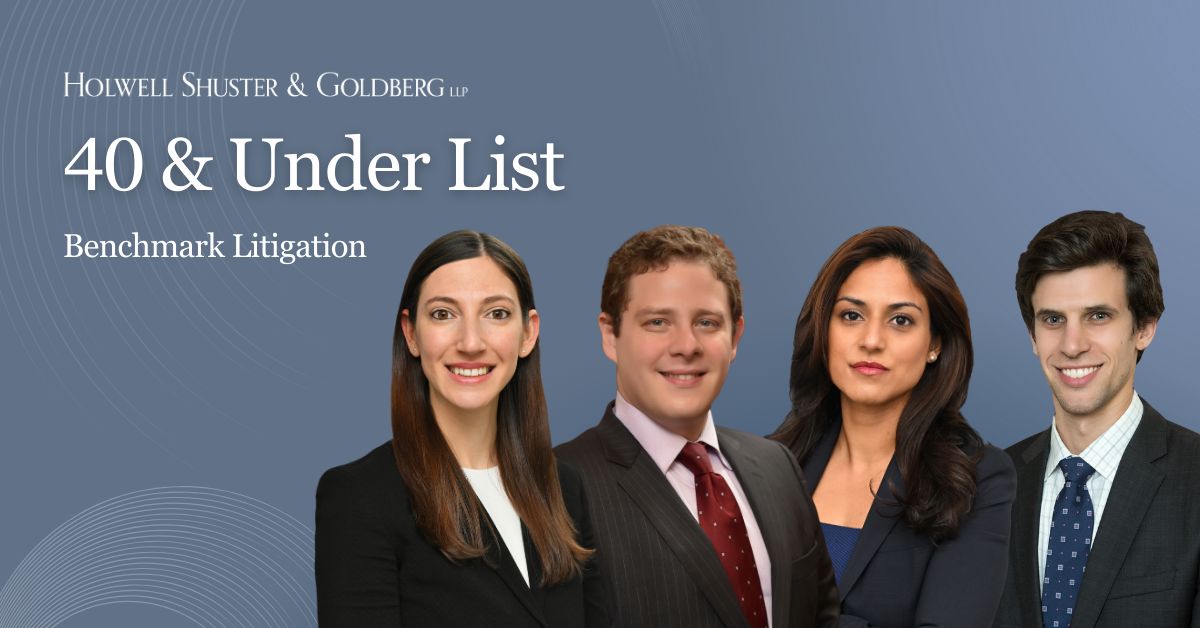 Holwell Shuster & Goldberg LLP ad