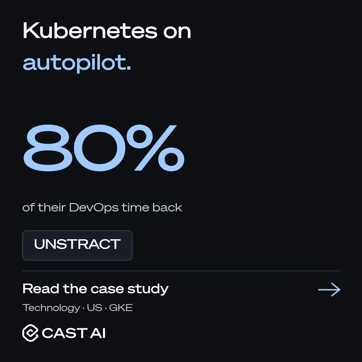 Cast AI ad