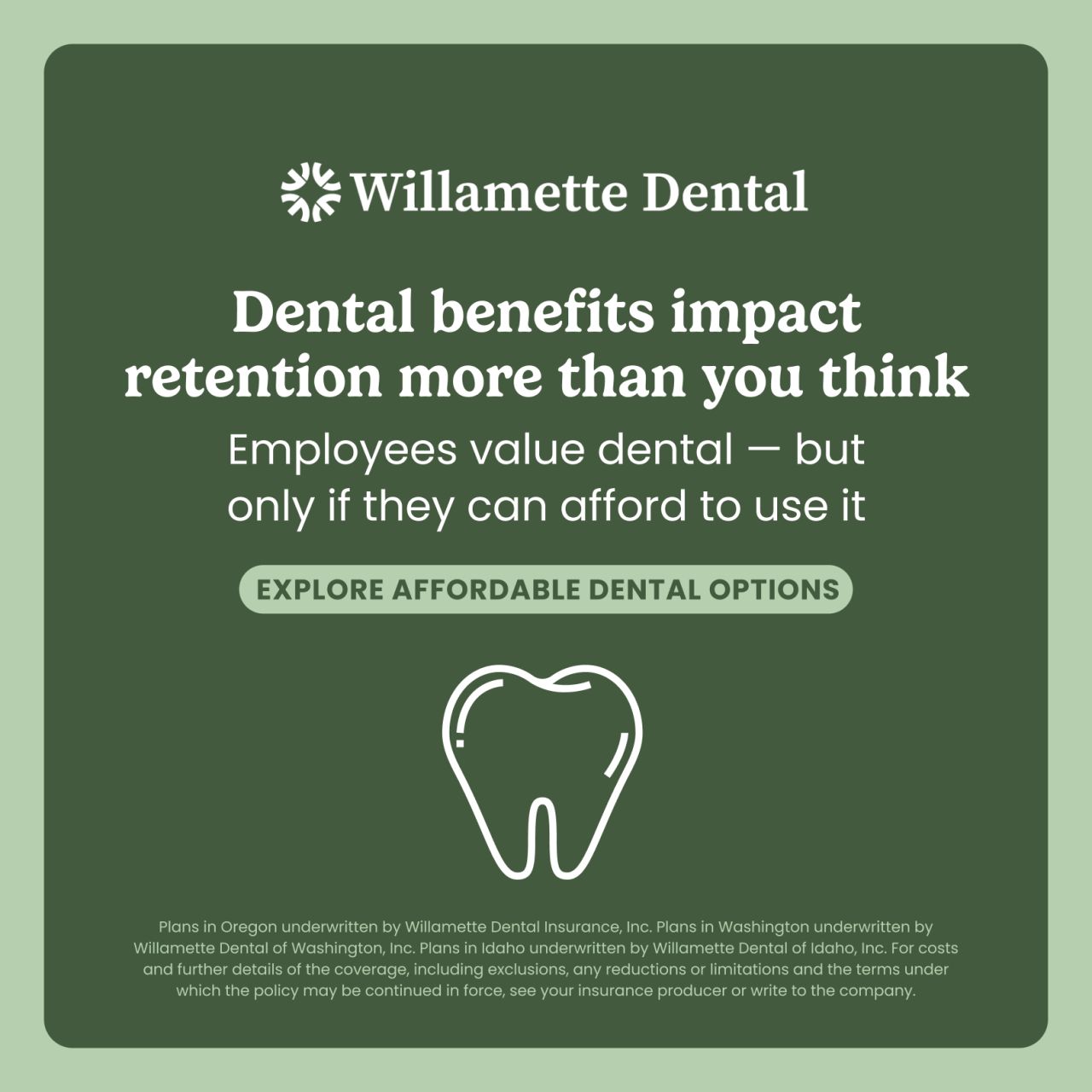 Willamette Dental ad