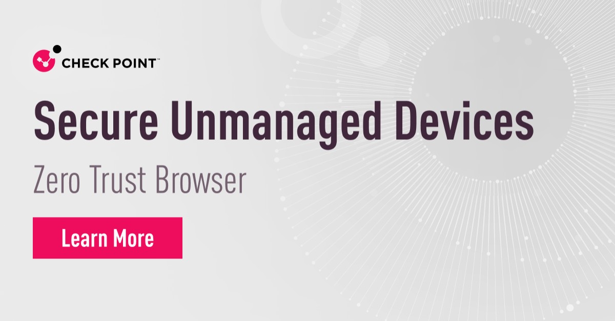 Check Point Software ad