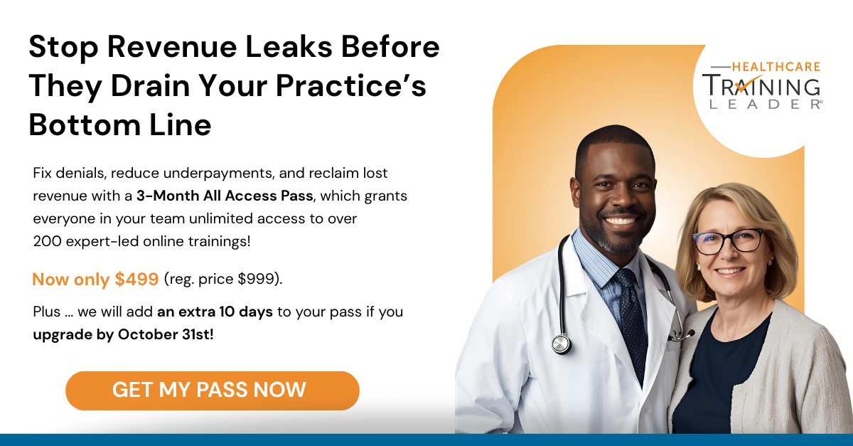 Healthcare Training Leader ad