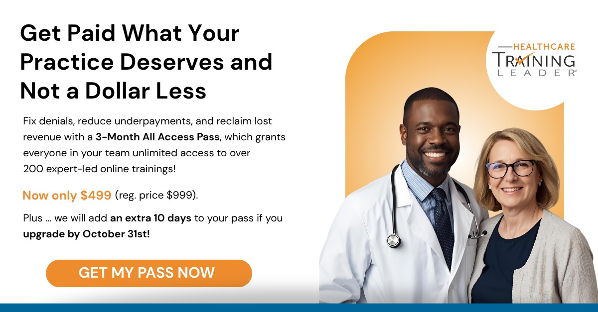 Healthcare Training Leader ad