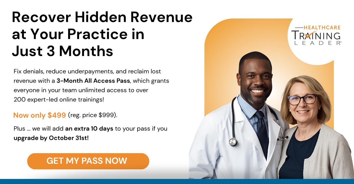 Healthcare Training Leader ad