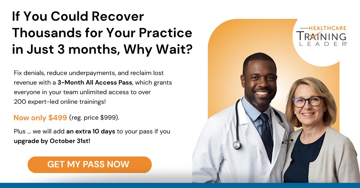 Healthcare Training Leader ad