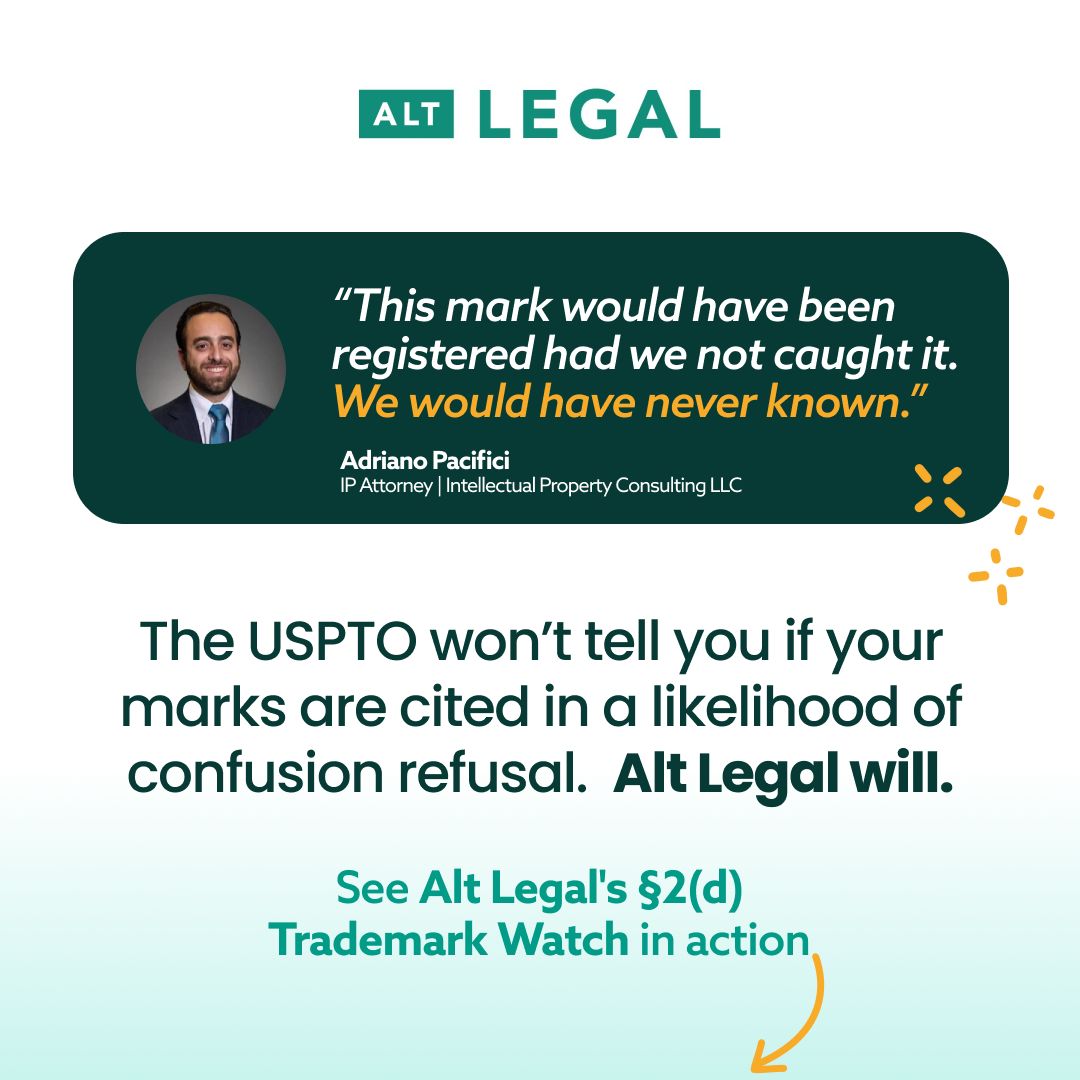 Alt Legal - IP Management Software ad