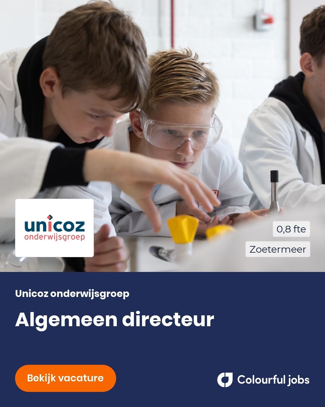 Colourful jobs ad