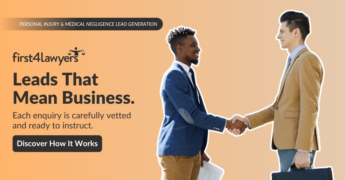 First4Lawyers Ltd ad