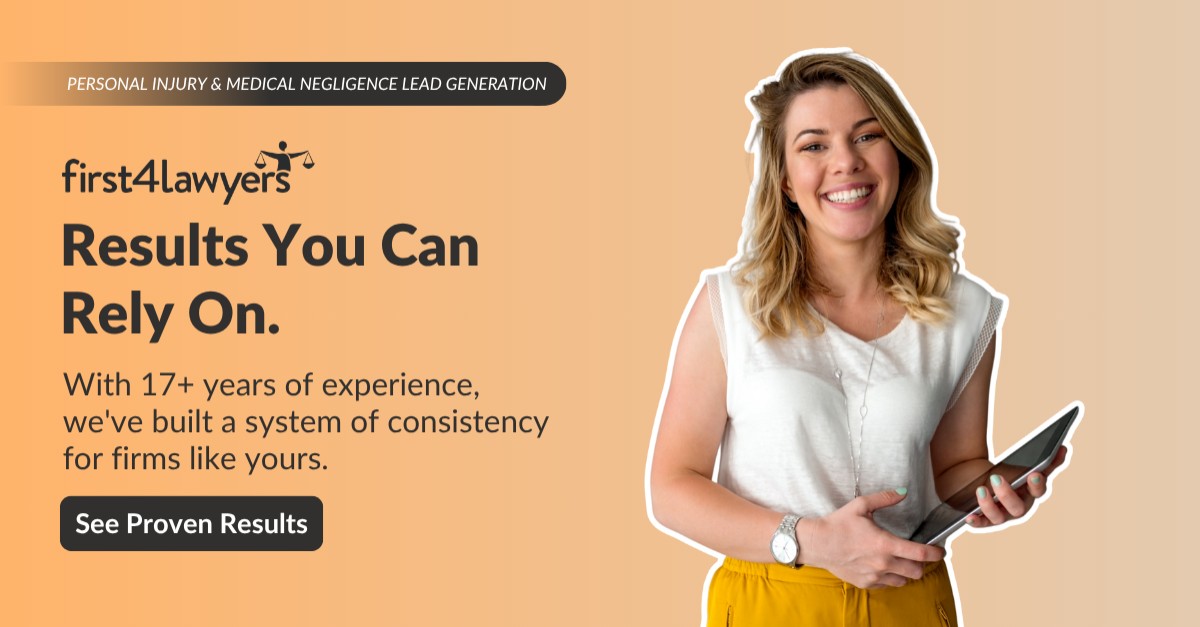 First4Lawyers Ltd ad