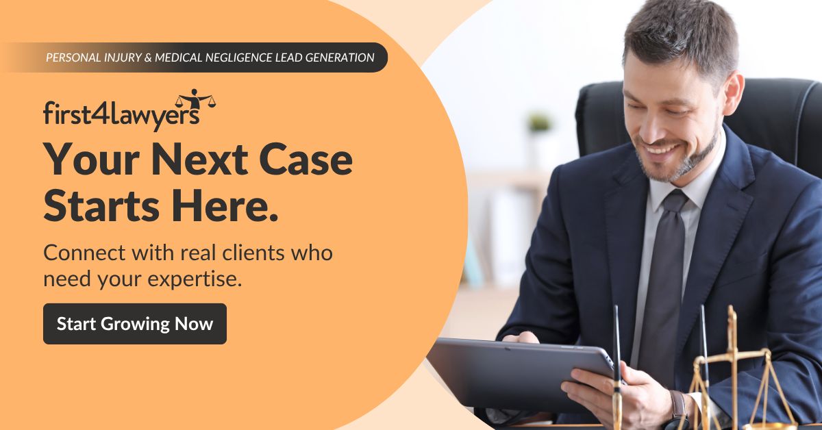 First4Lawyers Ltd ad