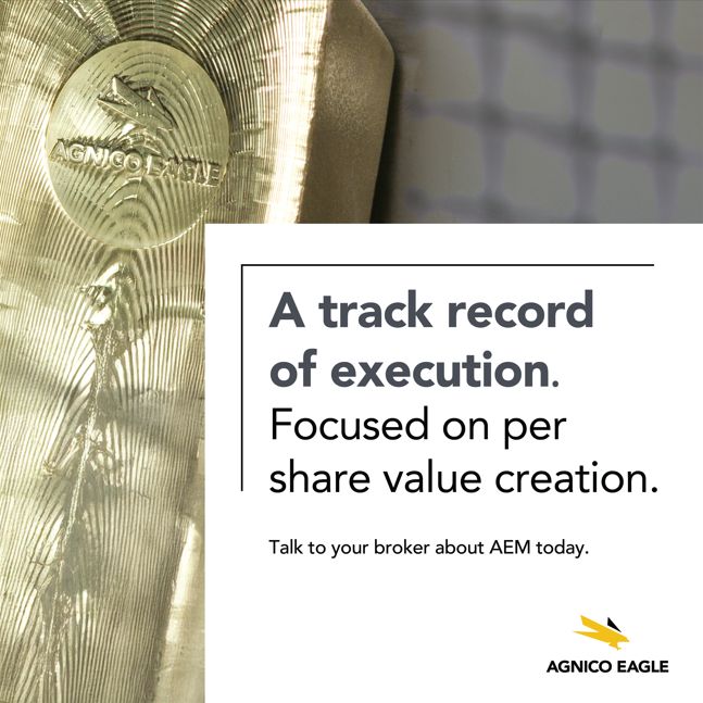 Agnico Eagle Mines Limited ad