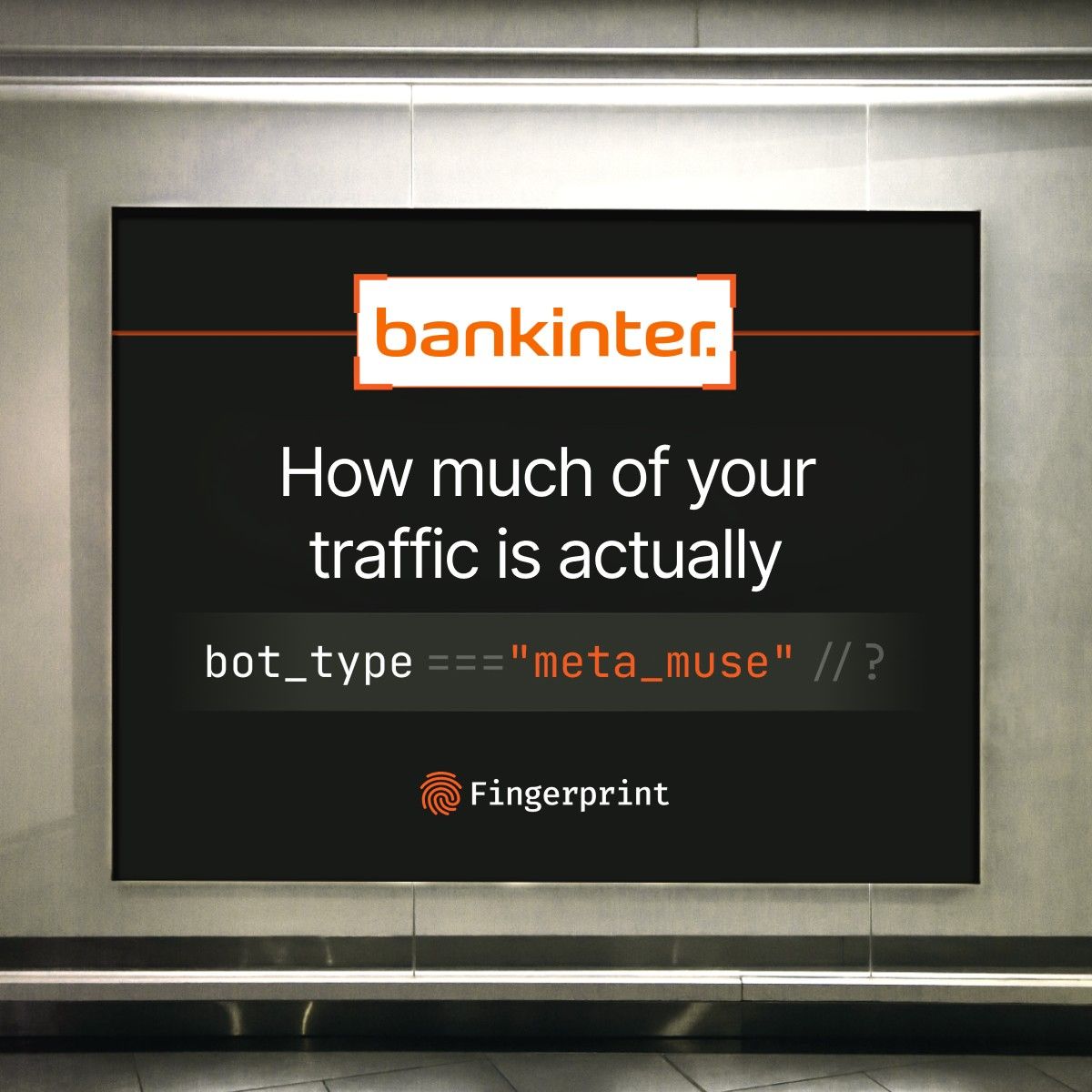 Fingerprint ad