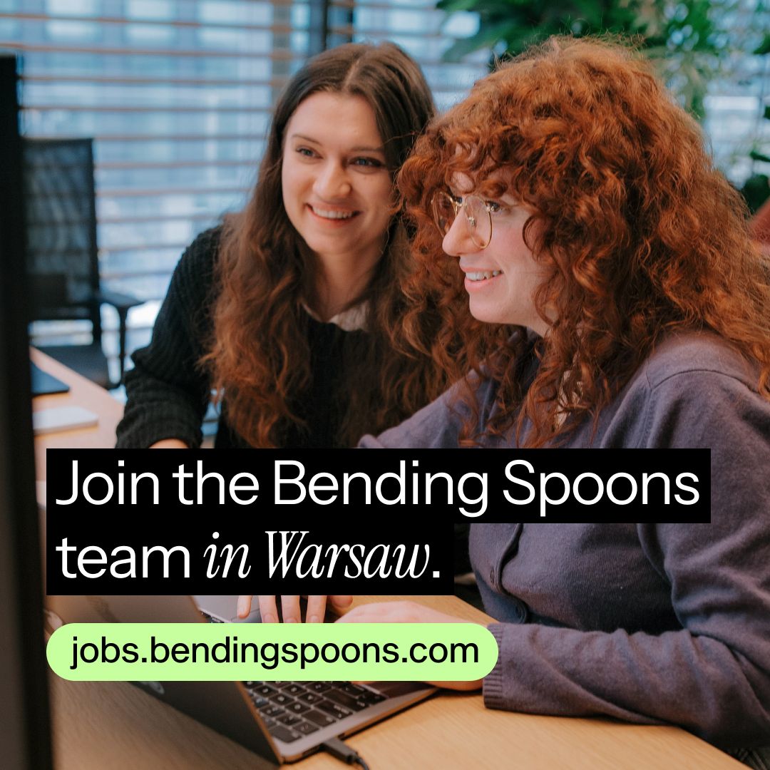 Bending Spoons ad