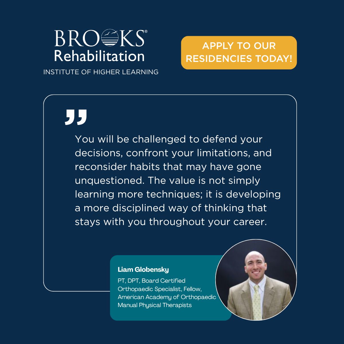 Brooks Rehabilitation ad