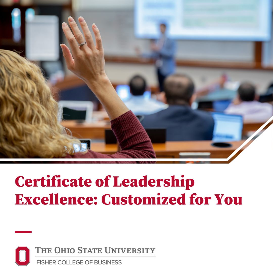 Fisher College of Business Executive Education ad