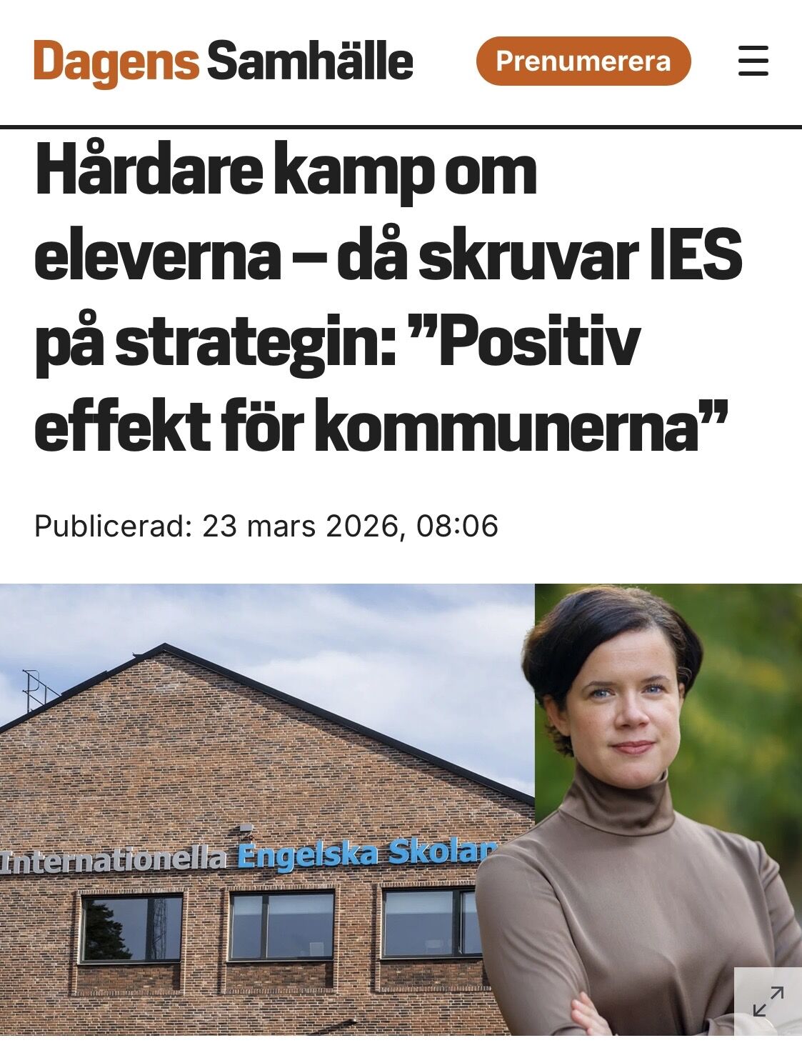 Internationella Engelska Skolan ad