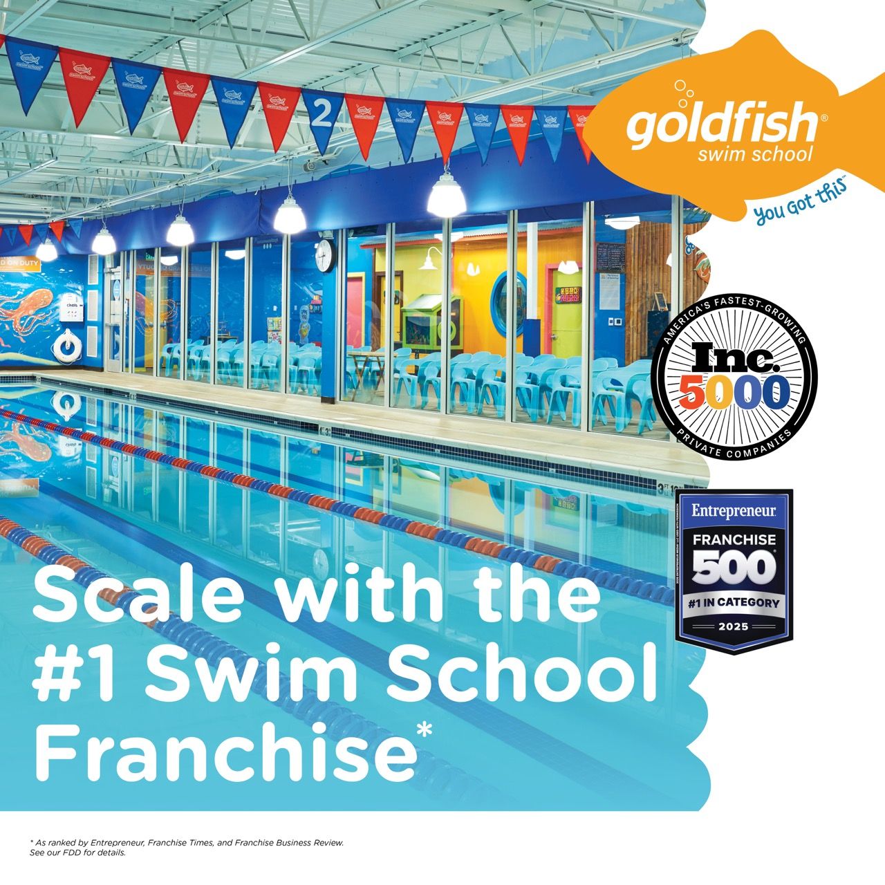 Goldfish Swim School Franchising, LLC ad