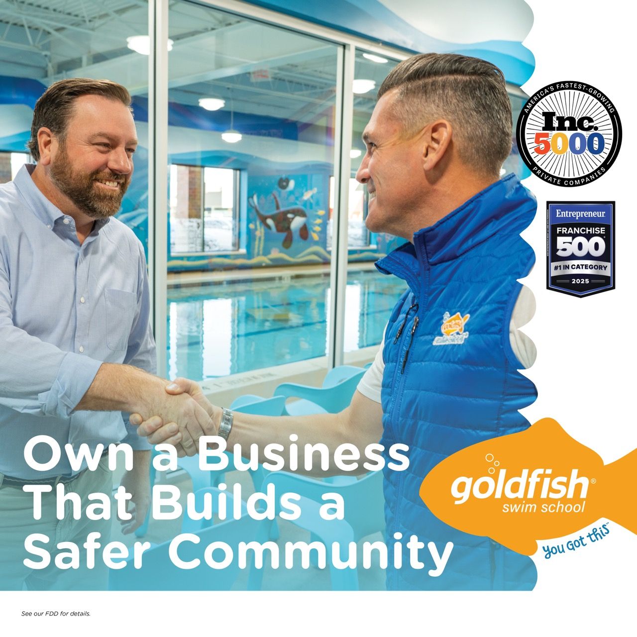 Goldfish Swim School Franchising, LLC ad