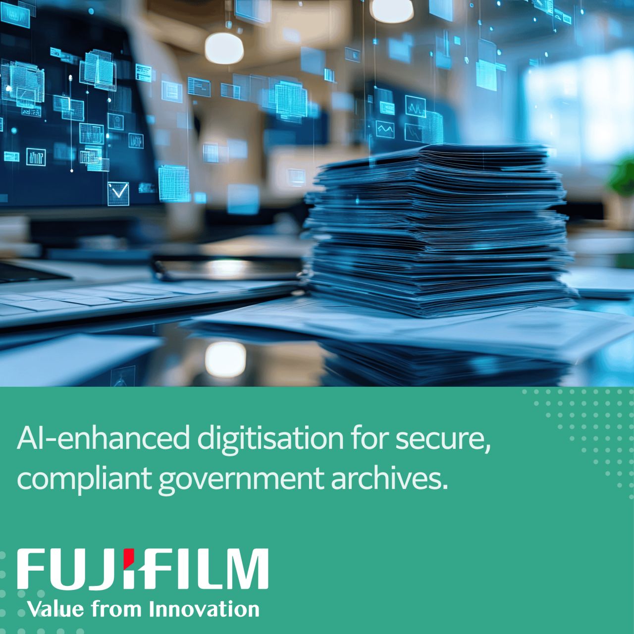 FUJIFILM Data Management Solutions ad